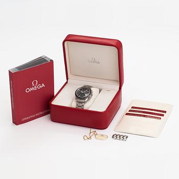 Omega, Speedmaster, 100m, wristwatch, 40 mm.