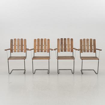 TRÄDGÅRDSMÖBLER, 4+1, GRYTHYTTAN.