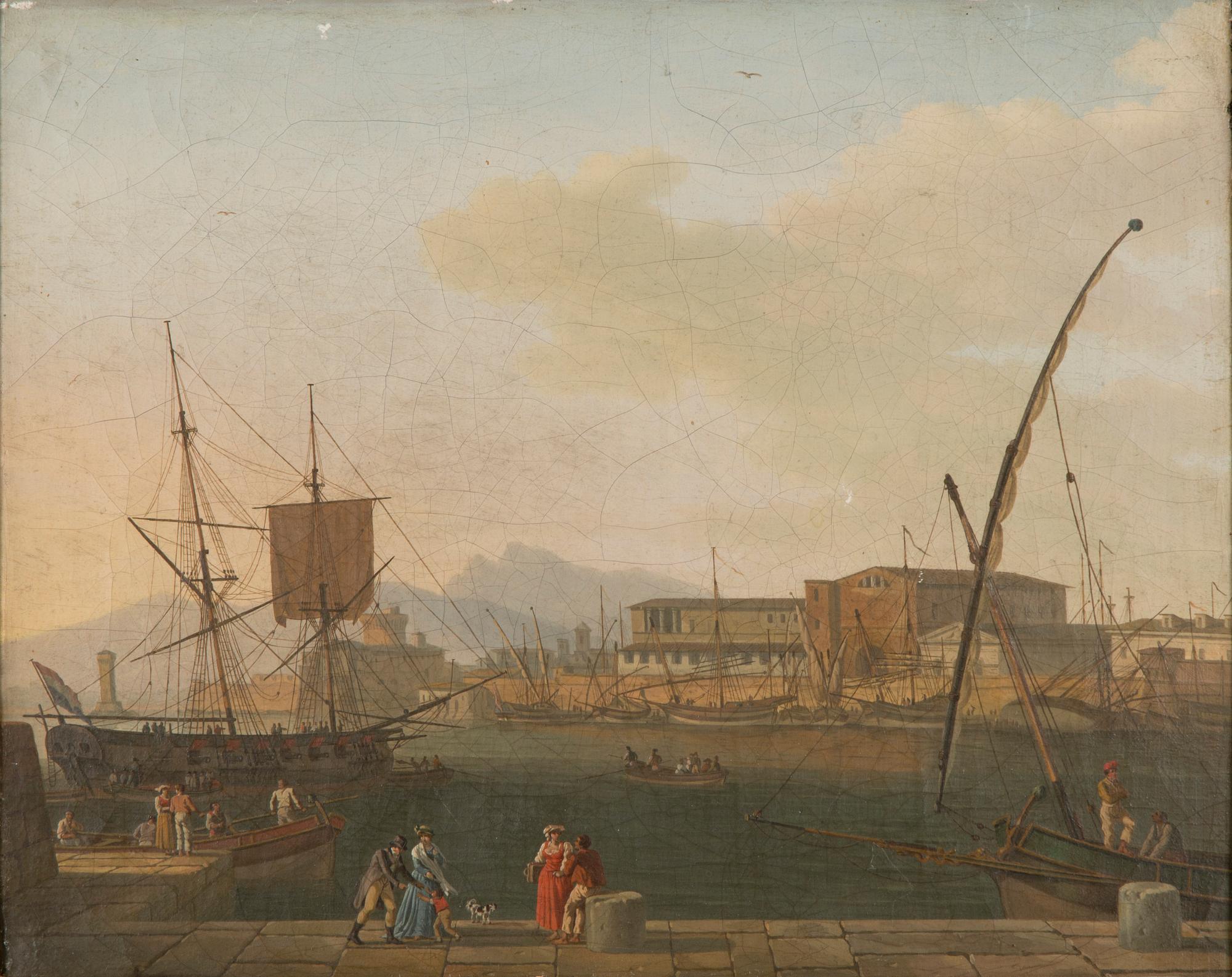 Unknown artist, french school, 18th century, oil on canvas, not signed.