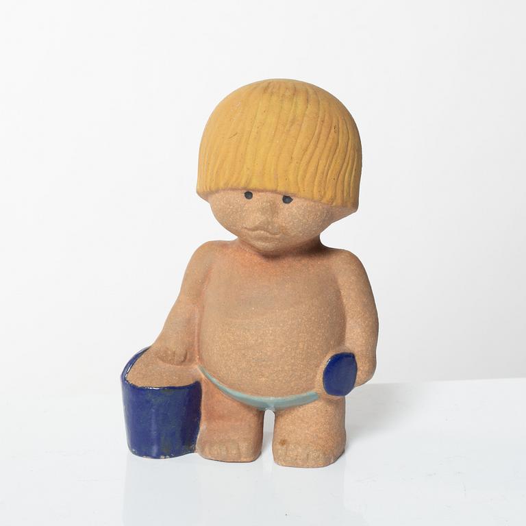 Lisa Larson, figurines, 8 pcs, "Children of the World", Gustavsberg.