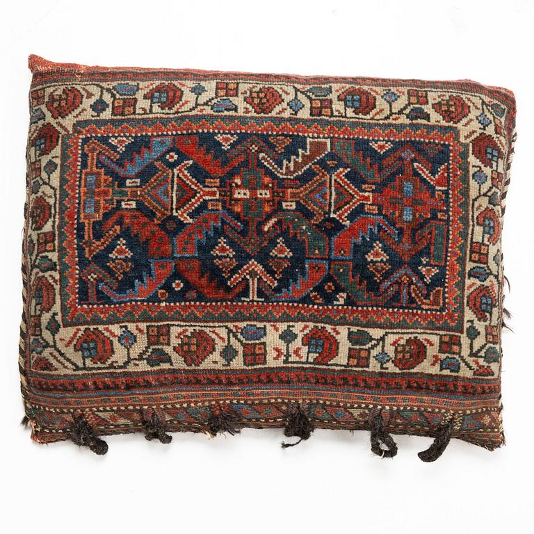 A Kashgai cushion, a. 64 x 51 cm.