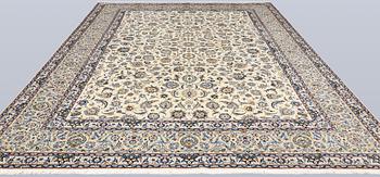 A Keshan carpet, 415 x 303 cm.