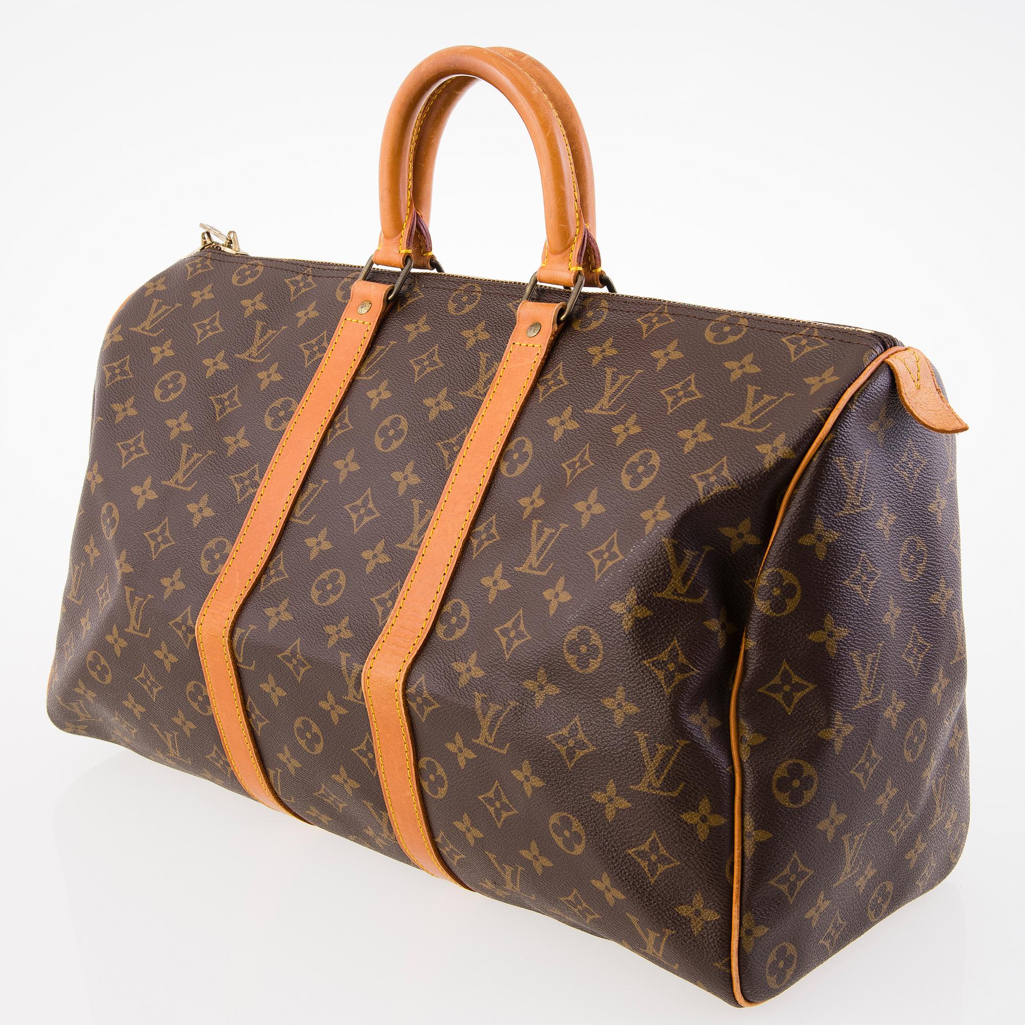 LOUIS VUITTON Vintage Monogram Keepall 45 Bag.