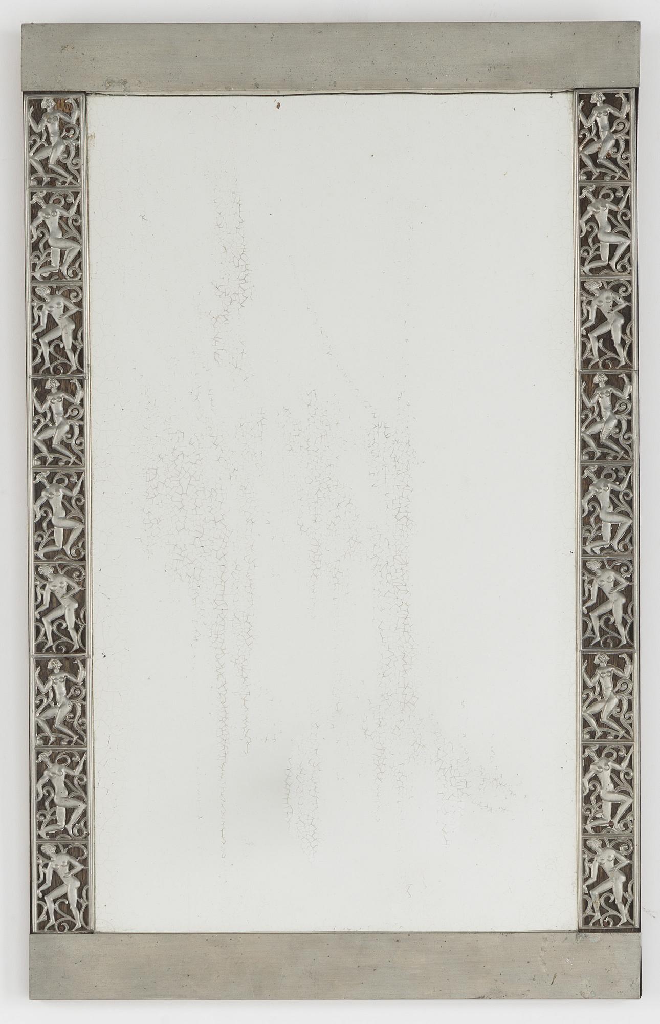 DAVID WRETLING, attributed to, 7 pewter items, mid 20th century.