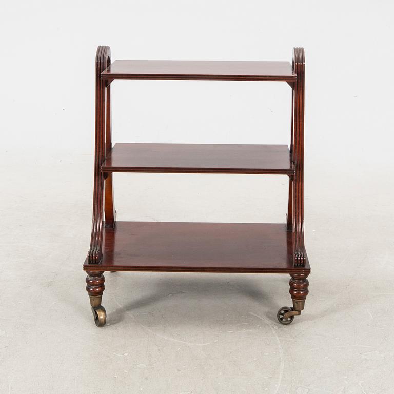 A veneered sideboard/trolley from the first half of the 20th century.