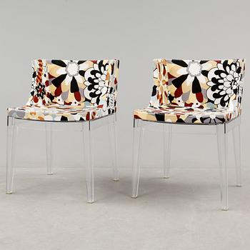 KARMSTOLAR, ett par, "Medemoiselle", Philippe Starck för Kartell.