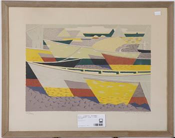 Waldemar Lorentzon · LORENTZON, WALDEMAR, färlitografi, sign. o numr. 203/300