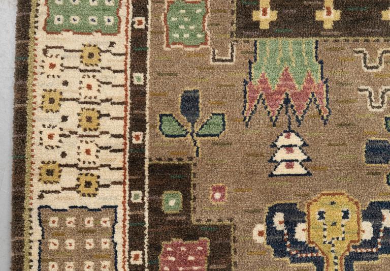 Märta Måås-Fjetterström, a carpet, "Örtagården", knotted pile, ca 343,5 x 252,5 cm, signed AB MMF.