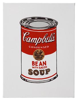 Richard H. Pettibone, "Andy Warhol, '32 Cans of Campbell's Soup', 1962".