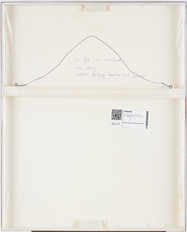 Sten Eklund, drypoint etching with watercolour, 1971, signed PT III/V.