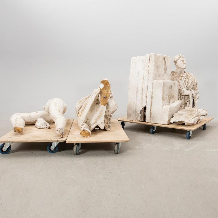 Nils Möllerberg, Sculpture group model for parts of the "Dexippos group" 1932.