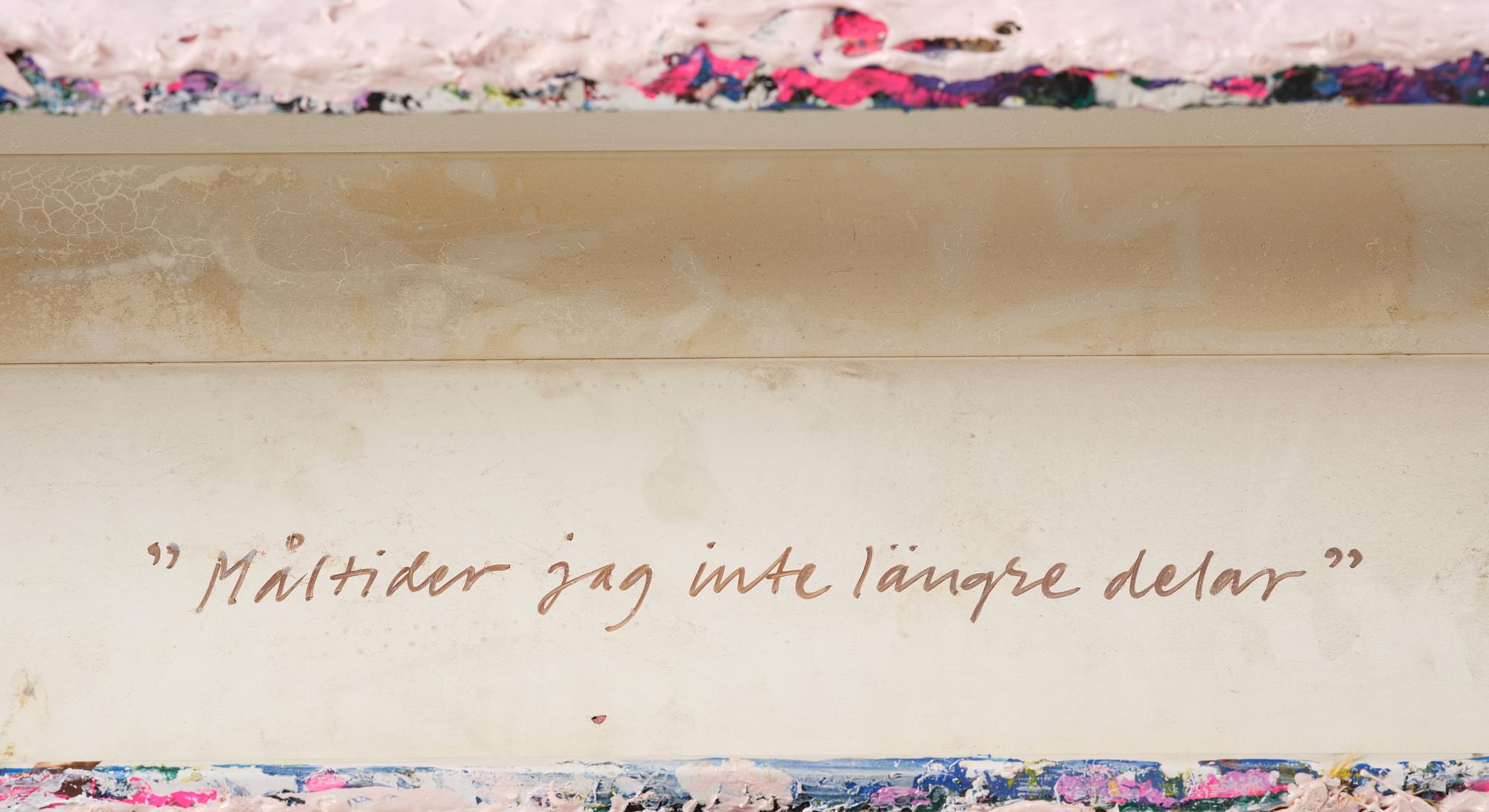 Katarina Norling, "Måltider jag inte längre delar".