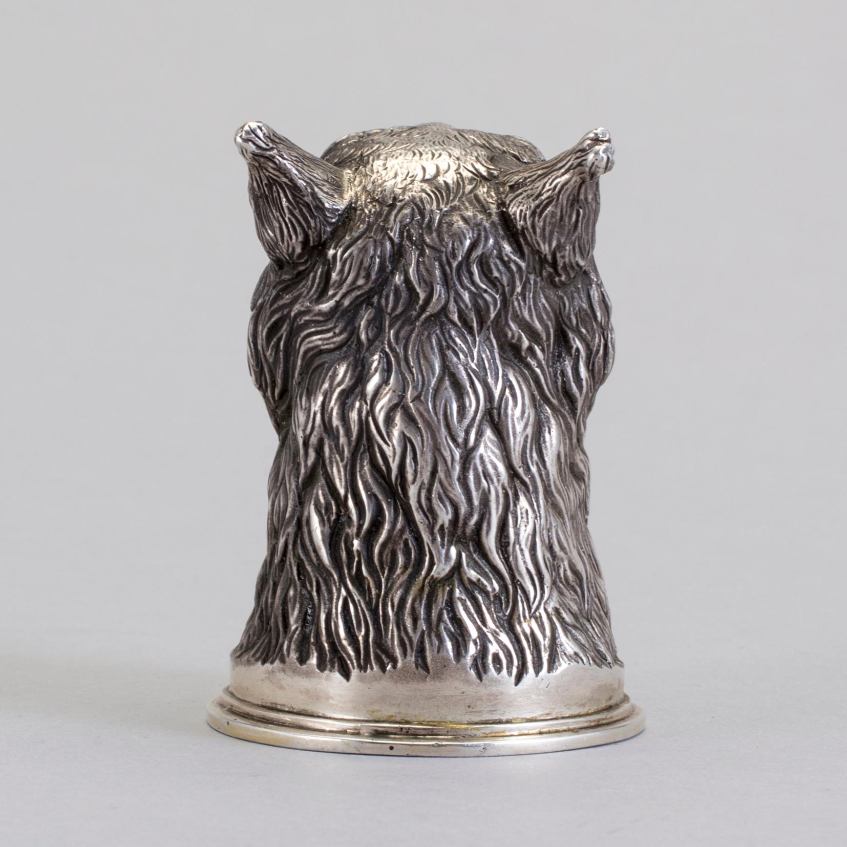 VODKAKOPP, silver, Moskva, 1908-26.