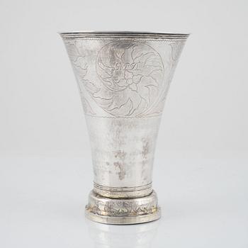 Anders Johan Lignell, bägare, silver, Sundsvall, 1823.