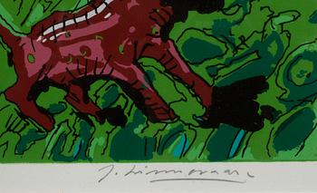 JUHANI LINNOVAARA, litografia, singeerattu ja numeroitu A.P 7/15.