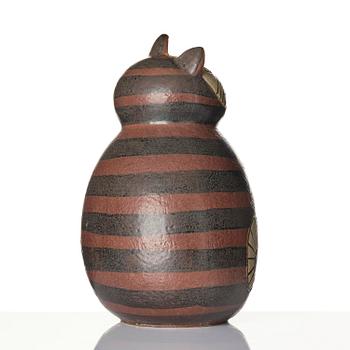 Lisa Larson, "Maxikatt", a stoneware sculpture of a cat, Gustavsberg, from the series "Stora Zoo".