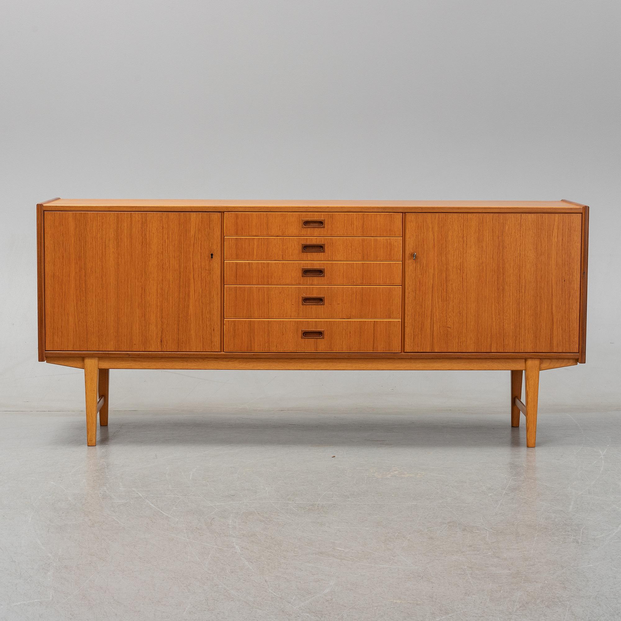 Sideboard, teak, 1950-60-tal.