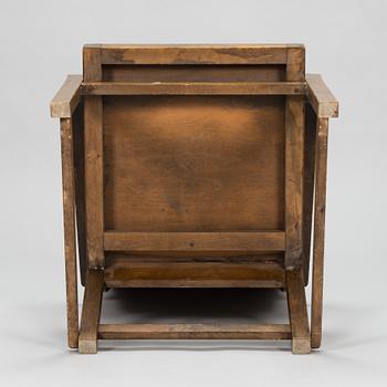 Werner West, nojatuoli, malli 8506, Oy Stockmann Ab, Keravan Puusepäntehdas,1930-luku.