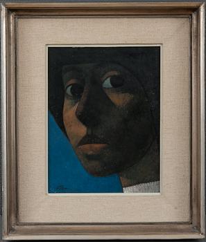 Veikko Marttinen, A FACE ON BLUE.