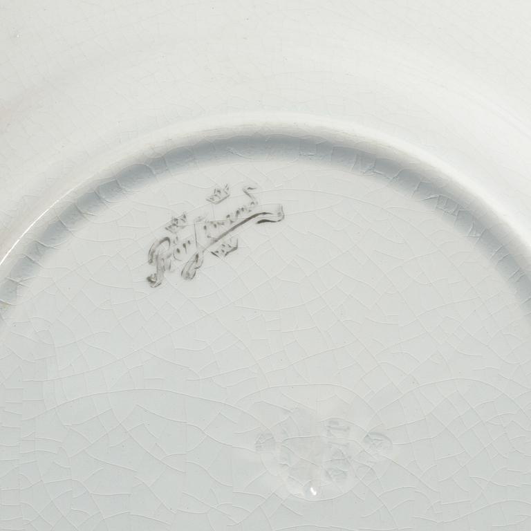 KRÄFTSERVIS, 8 delar, flintgods, Rörstrand tidigt 1900-tal.