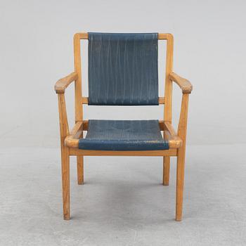 Axel Larsson, an oak armchair, SMF (Svenska Möbelfabrikerna Bodafors), 1930/1940's.