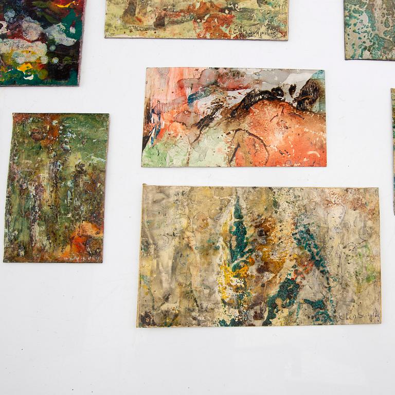 Elin Svipdag, en samling av 41 st miniayrmålningar.