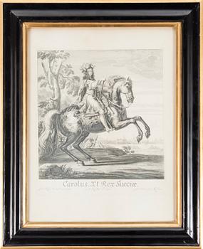 DAVID KLÖCKER EHRENSTRAHL, After. Engravings, 2 From 19Th Century.