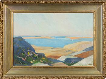 Carl Gunne, oil on canvas, signed.