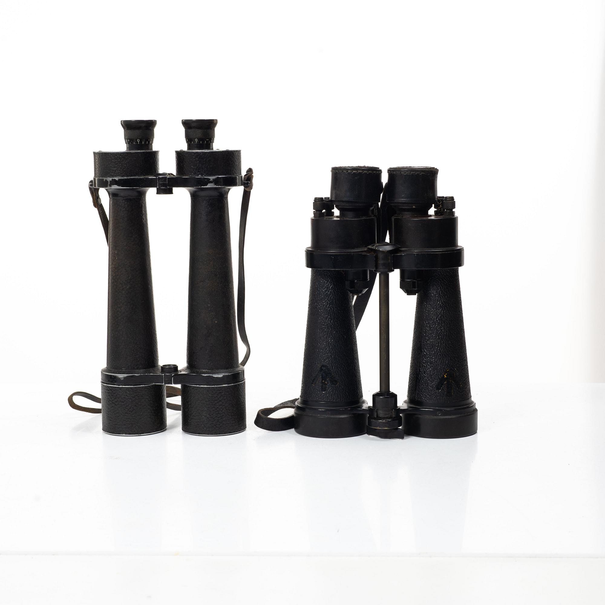 Marinkikare, 2 st, Zeiss Jen Delfort 18x50 och Barr & Stroud 7 x.