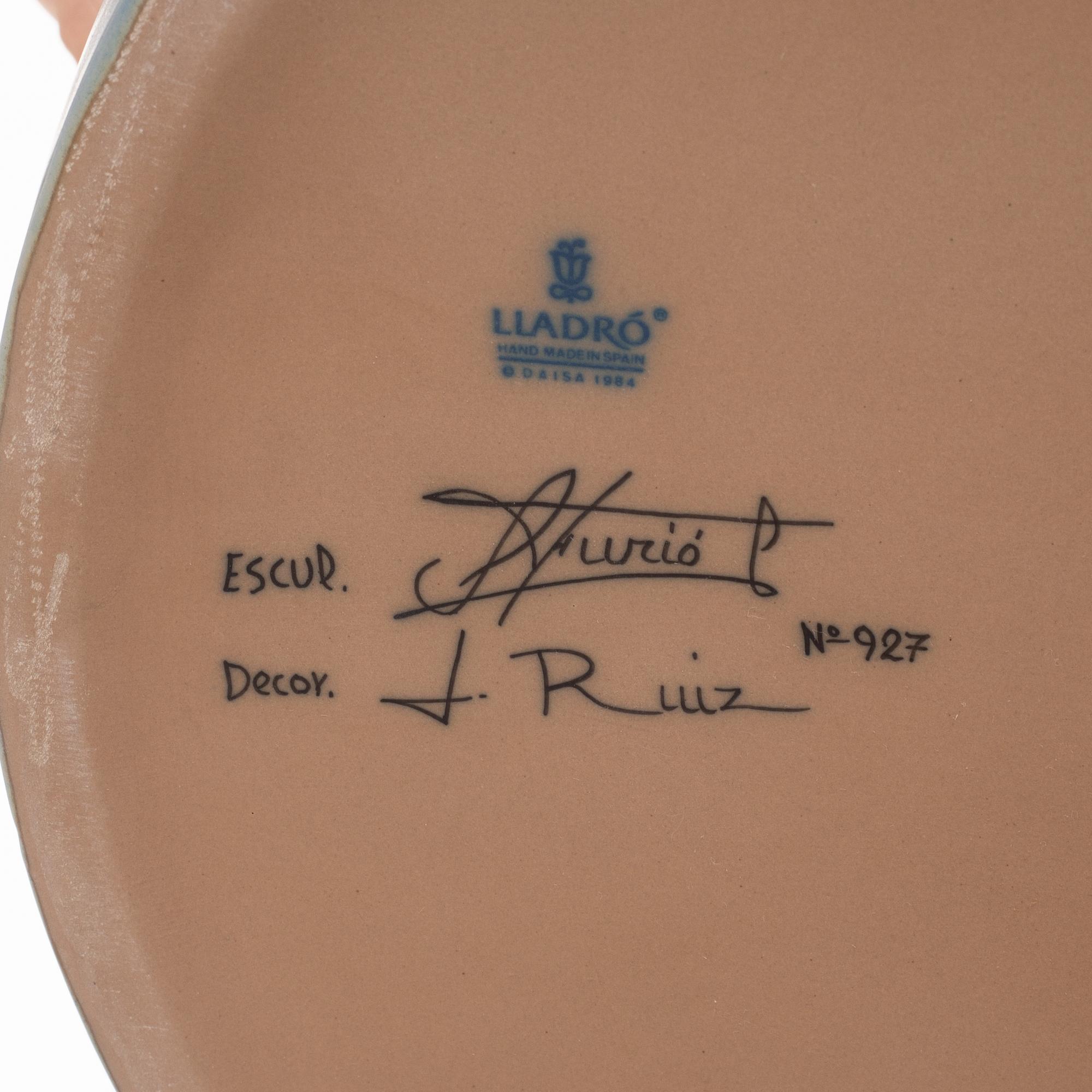 Salvador Furió, figurine, "Jesus in the Tiberiades", Lladró, Spain, 1984-2016.