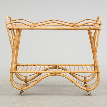 BLOMBORD, rotting och glas, 1900-talets mitt.