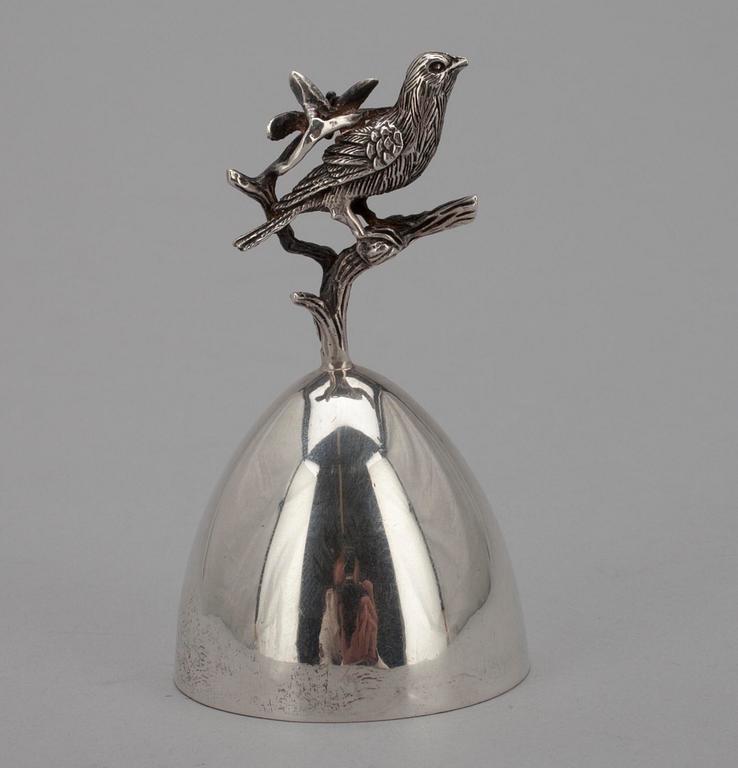 RINGKLOCKA, silver, Spanien 1900-talets senare hälft. Vikt 40,8 g.