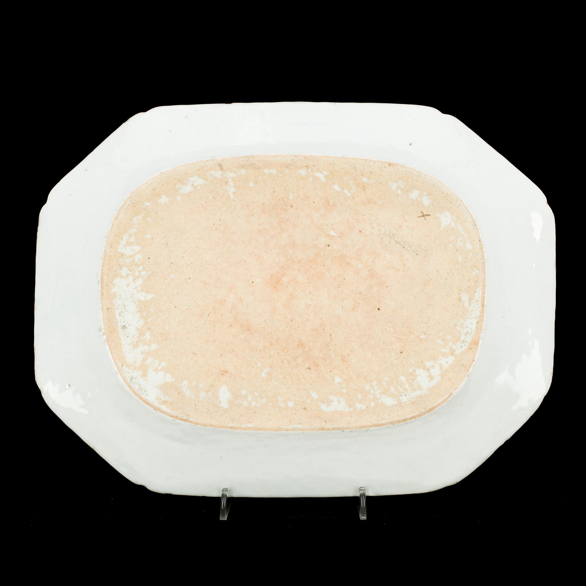 STEKFAT, porslin, Kina, Chien-Lung, 1700-tal.