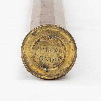 A telescope, by Nairne, London, 18th century.