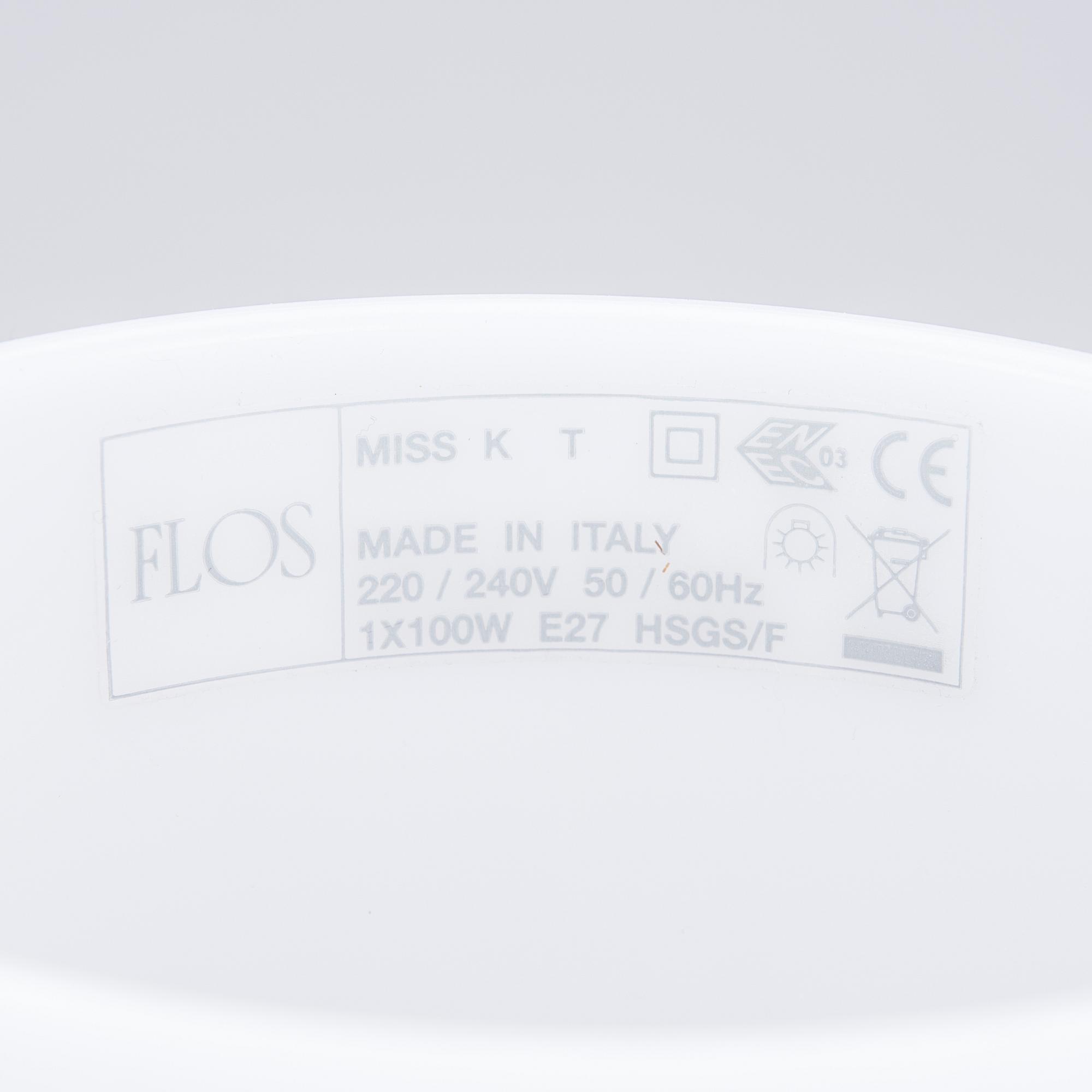 BORDSLAMPA, "Miss K", Philippe Starck, Flos, Italien 2000-tal.
