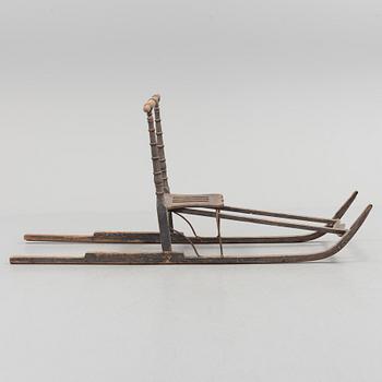 A 19th century sledge.