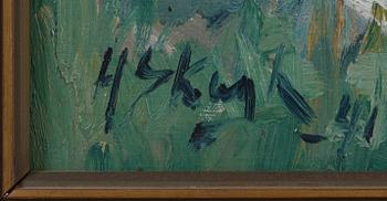 HENRIK SKAGH, olja på duk, sign.