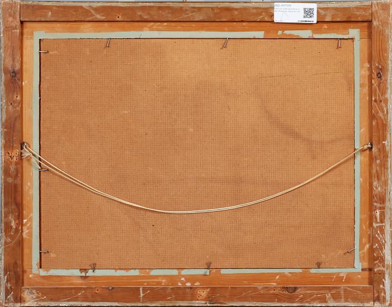 CECILIA VON GEGERFELT, olja på pannå, signerad.