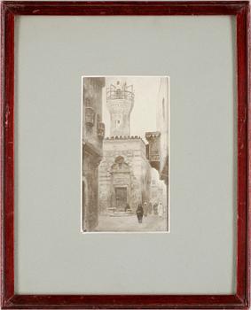 Frans Wilhelm Odelmark · FRANS WILHELM ODELMARK, blyertsteckning, sign.
