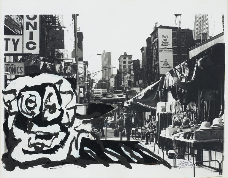 Karel Appel, Orchard Street, New York.