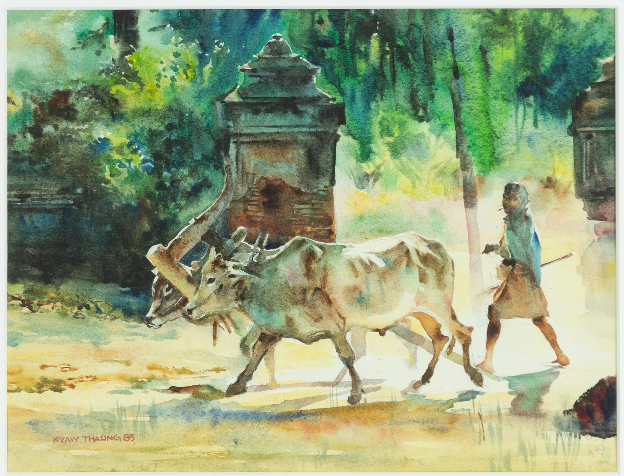 Kyaw Thaung, 'Oxes'.