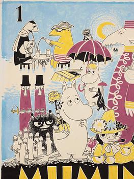 Tove & Lasse Jansson, Original for the cover of the serie magazine "Mumin" no 1 1977.