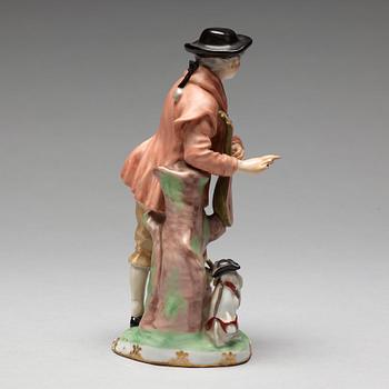 A 'Vienna' figure of a fiddler, 20th Century.