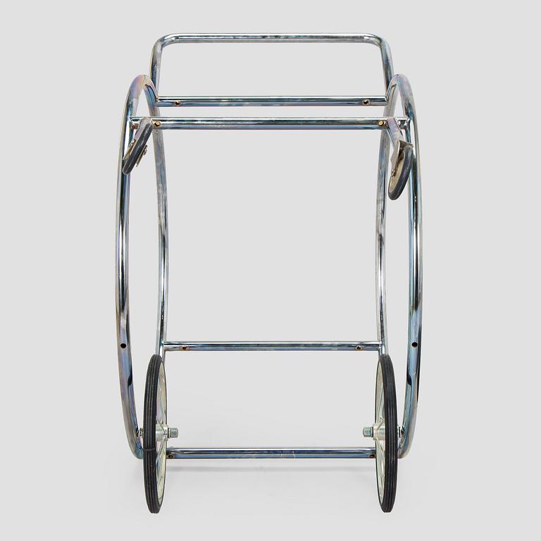 Serving trolley, functionalist style, 2000s.