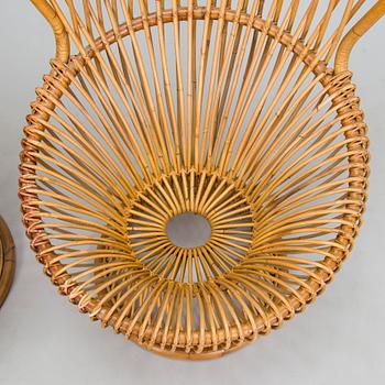 Franco Albini & Gino Colombini, a pair of 'Margherita' lounge chairs for Bonacina, Italy.