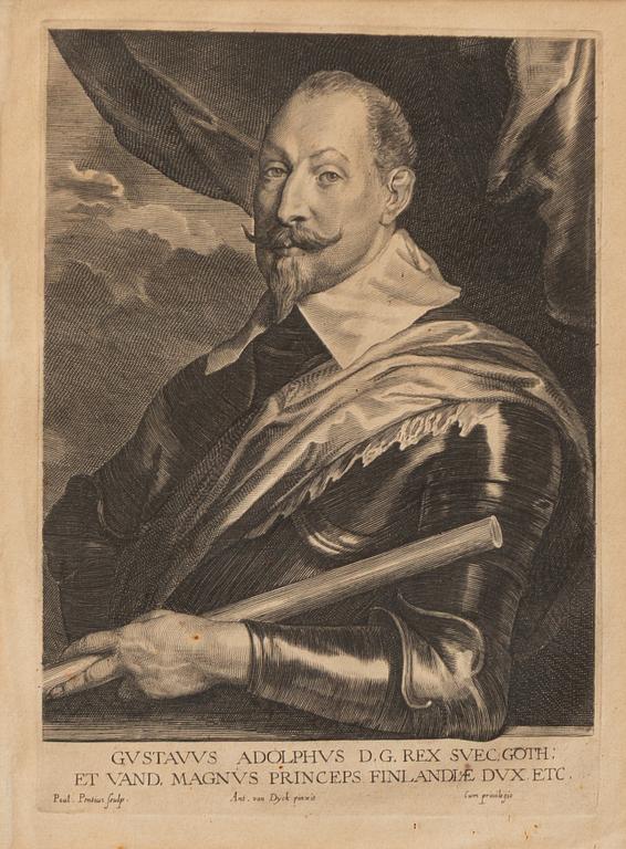 Paulus Pontius, 'Gustaf II Adolf'.