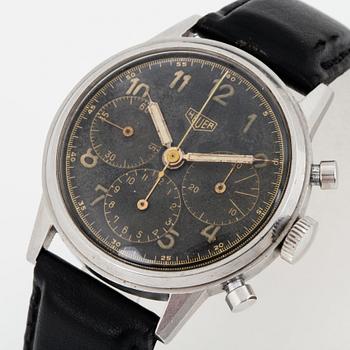 Heuer, chronograph, "Gilt Dial".