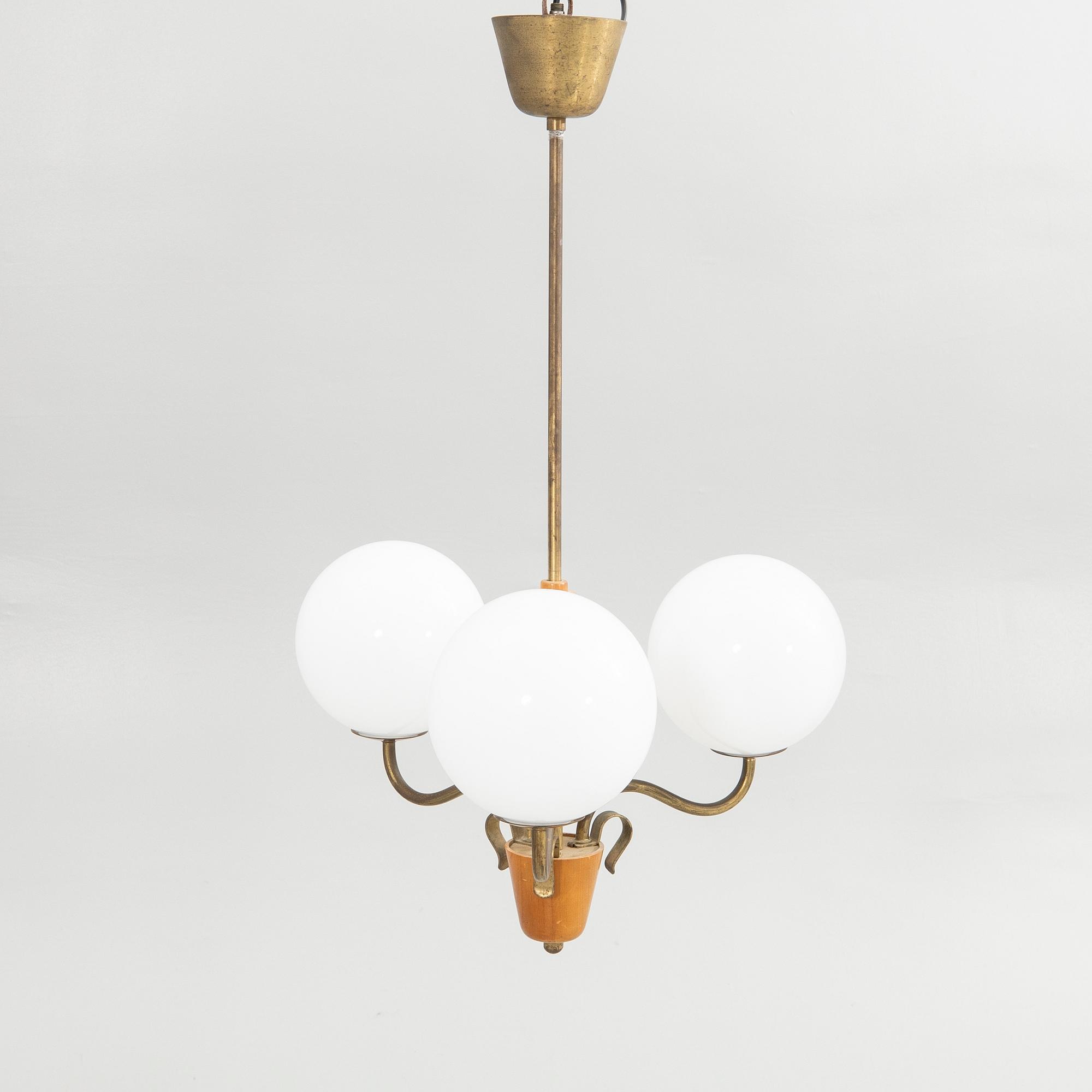 Ceiling fixture, 1950s.