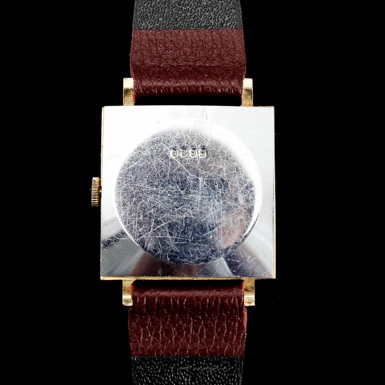 ARMBANDSUR, guld på stål, Eden, Antimagnetic, 1900-talets mitt.