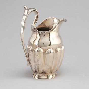 A Russian silver jug, St Petersburg, 1818-64.